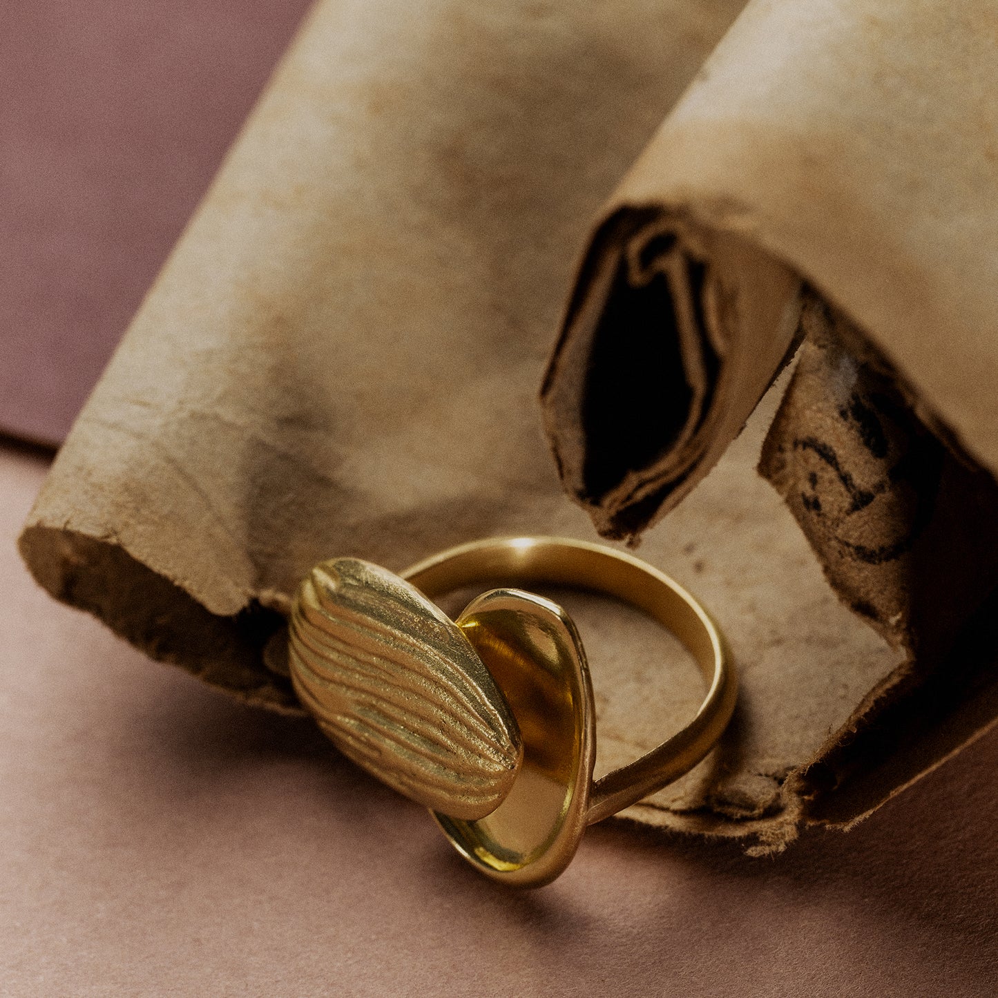 Bague deux amandes