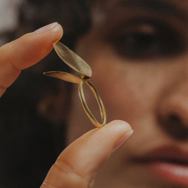 Bague deux pétales