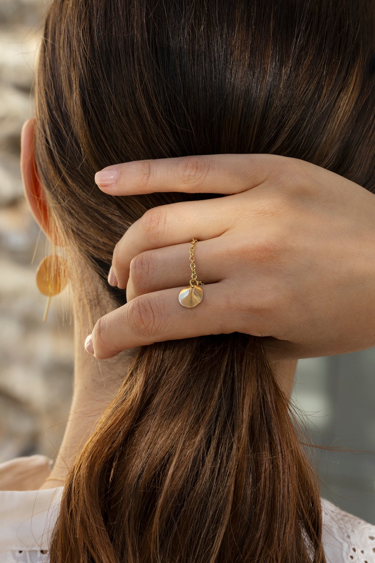 Bague chaîne